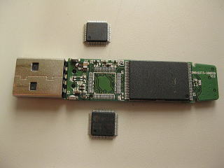 USBフラッシュメモリー　データ復元作業